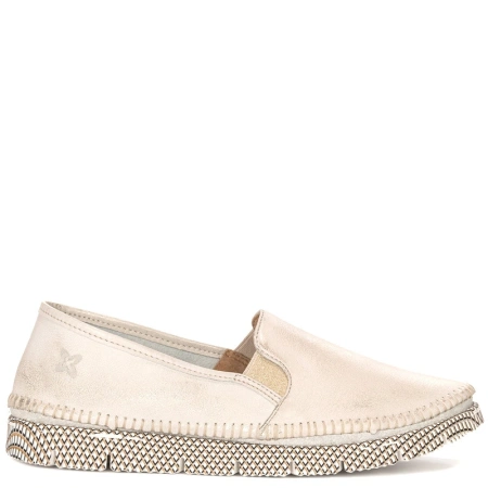 Maciejka Gold Flat Shoes 03512-25/00-0