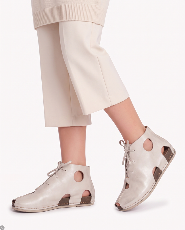 Maciejka Light Beige Low shoes