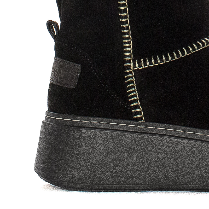 Maciejka Black leather Knee-High Boots 