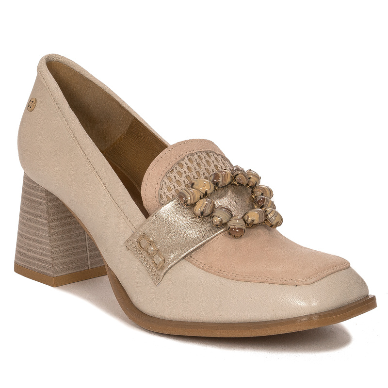 Maciejka Women's Beige Leather Pumps