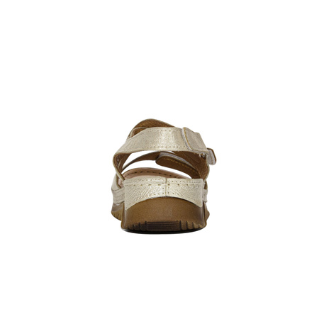 Maciejka Elegant Women's Leather Sandals Gold L4496-25/00-1