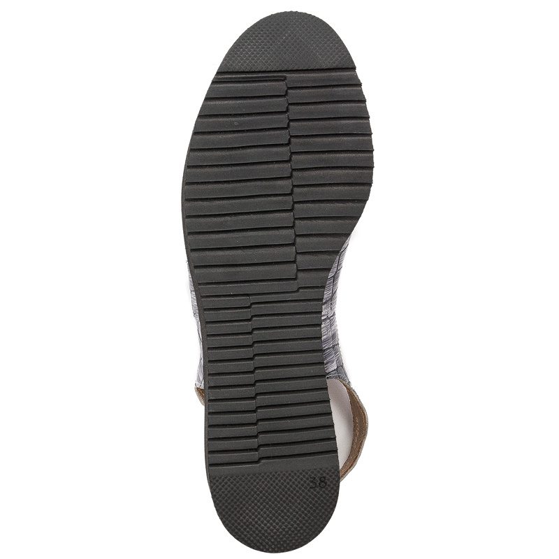 Maciejka Women's leather shoes Gray