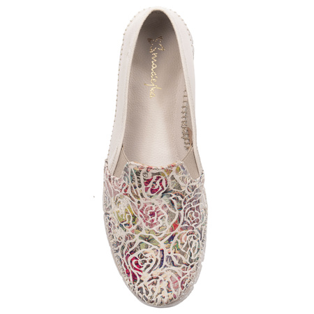 Maciejka Beige Multi Wonem's Low Shoes