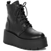 Maciejka Black Leather Lace-UP Boots 05294-50/00-6