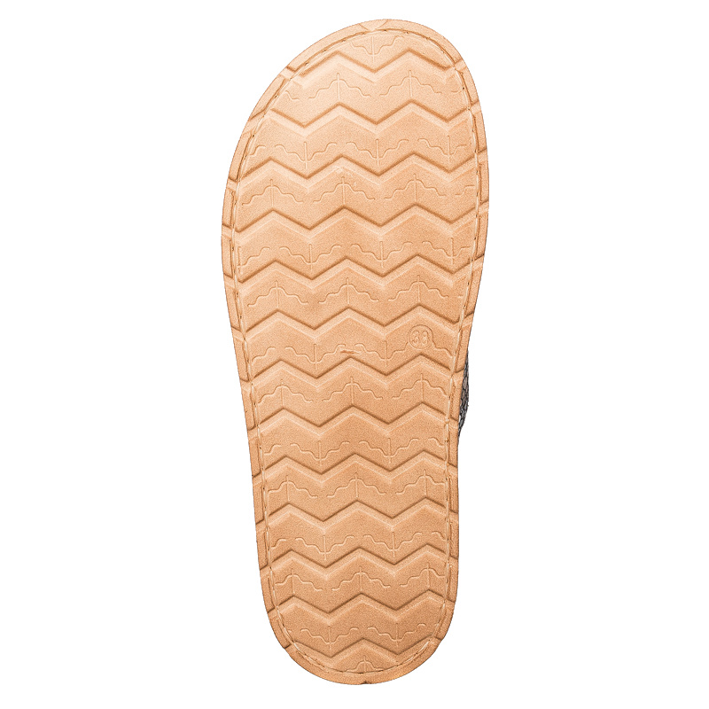 Maciejka Brown Women's Leather Slides