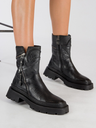 Maciejka Black+Silver Women's Boots