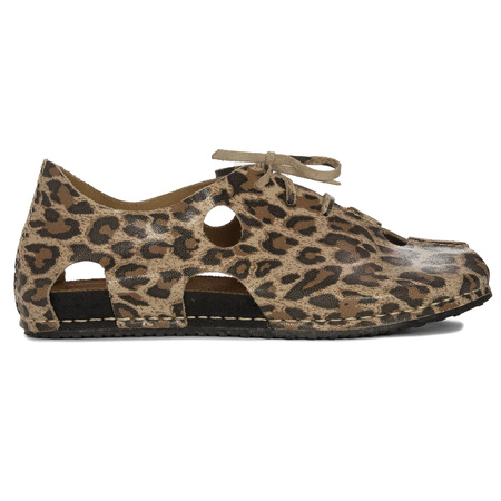 Maciejka Women's Leather Panther Sandals