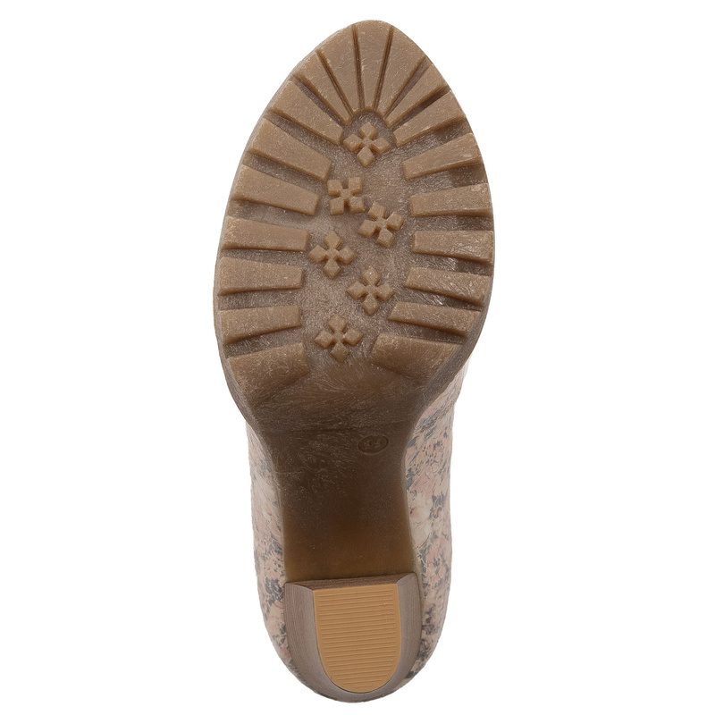 Maciejka Classic Leather Platform Pumps Beige 02629-04-00-1