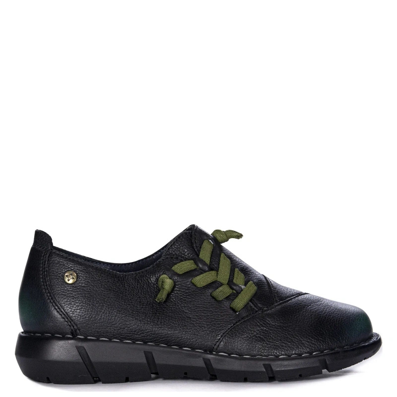 Maciejka Woman's Black Leather Shoes