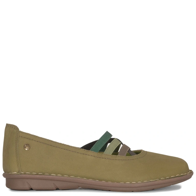 Maciejka Women's Half Shoes Leather Green