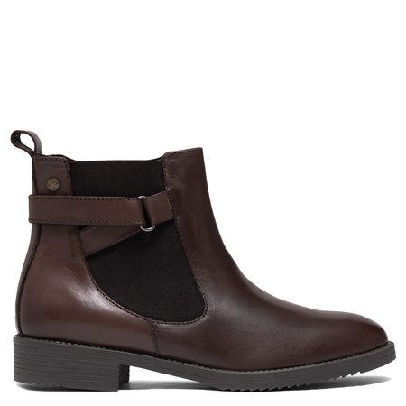 Maciejka Women's Dark Brown Leather Boots