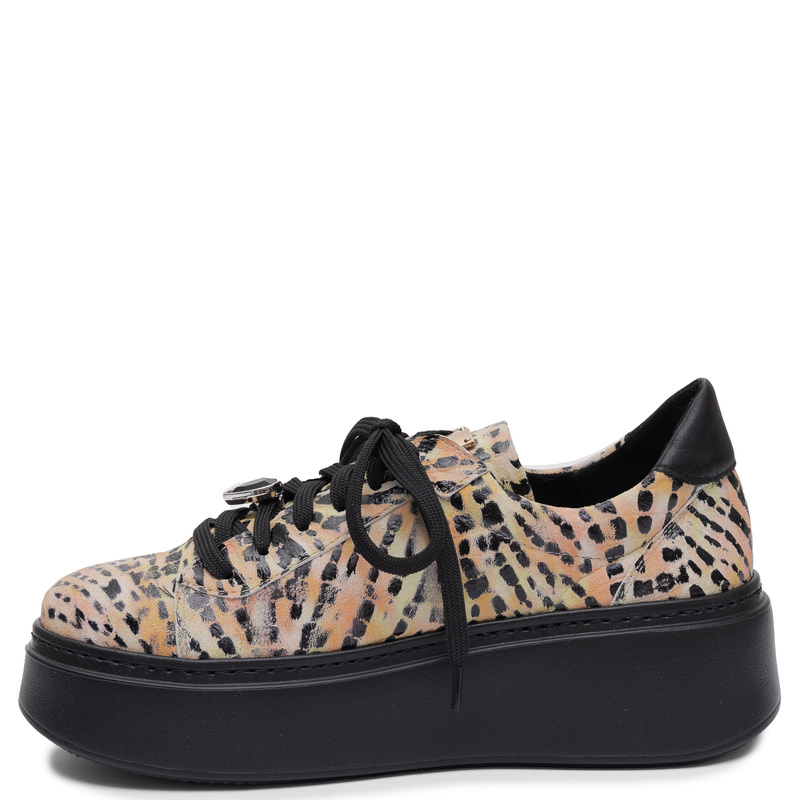 Maciejka Women's Genuine Leather Platform Sneakers Multicolour 6191W-24/00-8