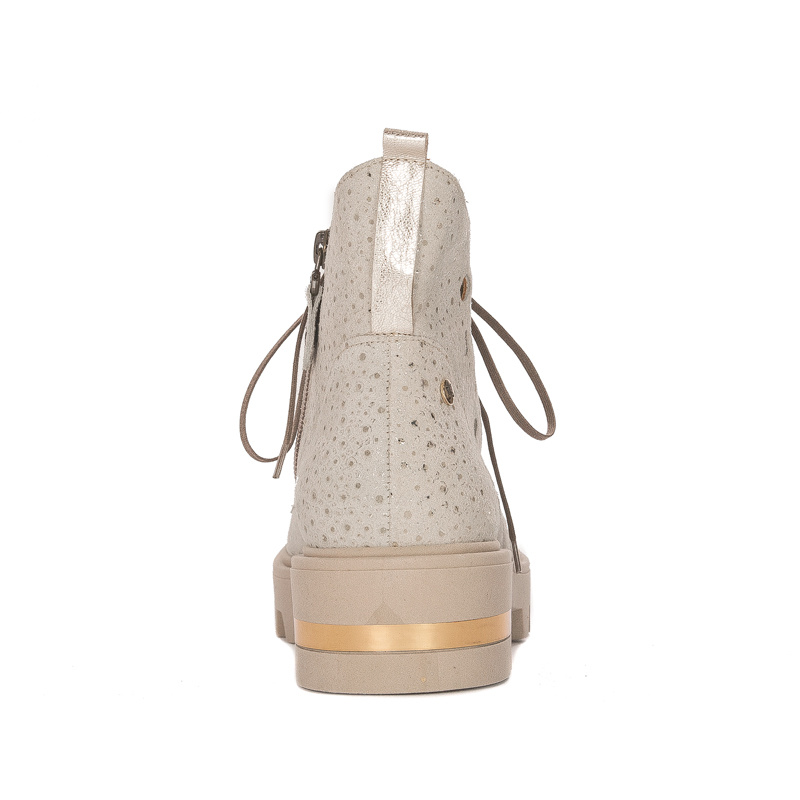 Maciejka Women's ankle boots natural leather beige