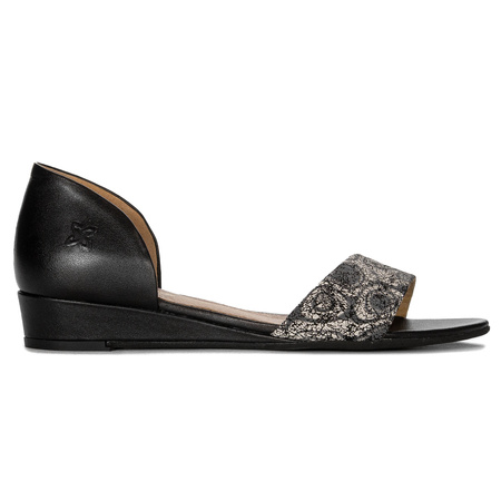 Maciejka Leather Black Women's Sandals