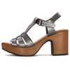 Maciejka Graphite Women's Leather Sandals