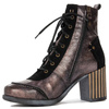 Leather Boots Black & Gold 06127-01/00-7