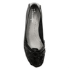 Maciejka Leather Ballerinas Woven Detail Black 01358-01/00-0