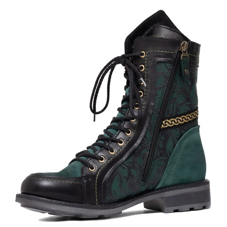 Maciejka Women's Green Leather Shoes