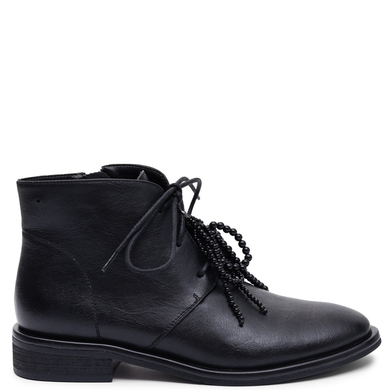 Maciejka Women's Leather Ankle Boots Black K7787-01/00-7