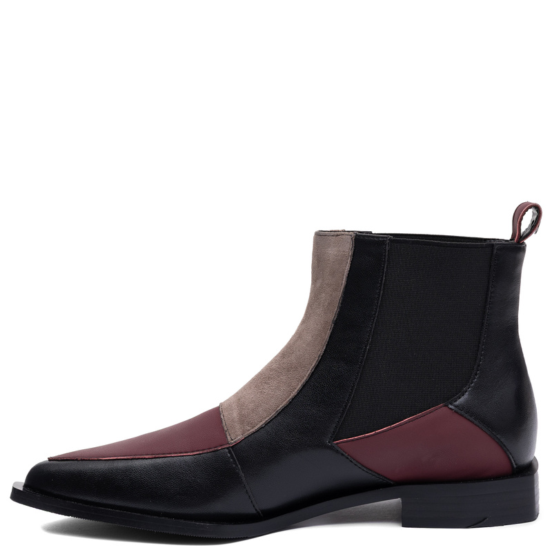 Maciejka Leather Ankle Boots Multicolour Elegant Design K7833-01/00-7