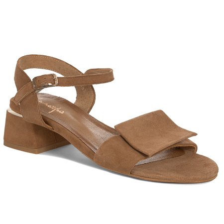 Maciejka Women's Heeled Leather Sandals Rude
