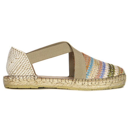 Maciejka Espadryle półbuty damskie Jeans F6524-06/00-0