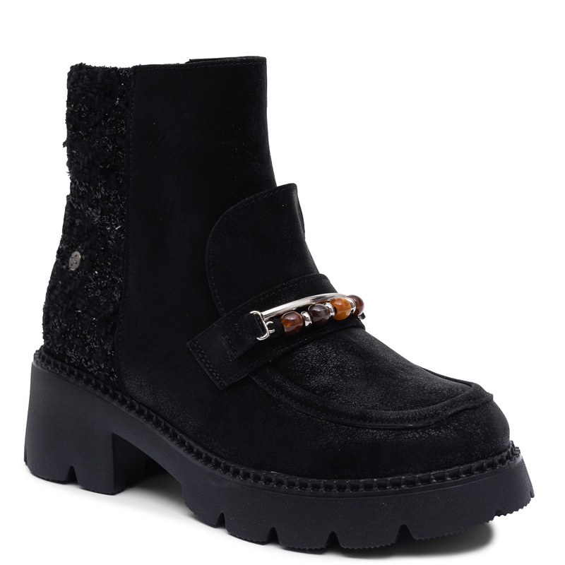 Maciejka Leather Ankle Boots Refined Black 07860-01/00-8