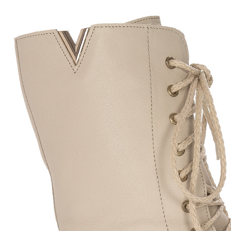 Maciejka Women's Boots Beige Leather 