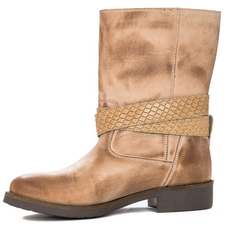 Maciejka Camel Knee-high Boots