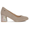 Maciejka Women's Beige Flowers Pumps
