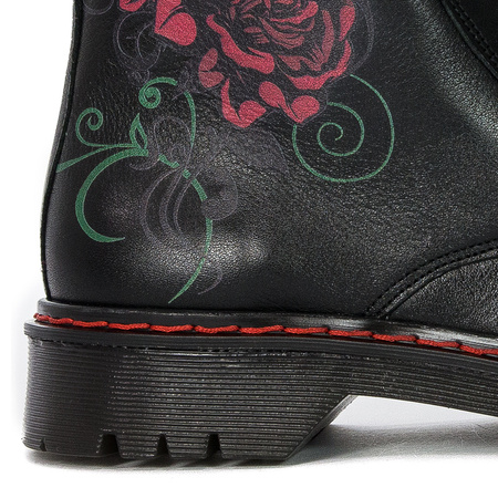 Maciejka Black Lace-up Boots 1609B-01/00-6