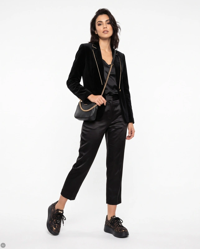 Maciejka Skórzane Sneakersy Na Platformie Wielokolorowe Wzory 6191W-10/00-8