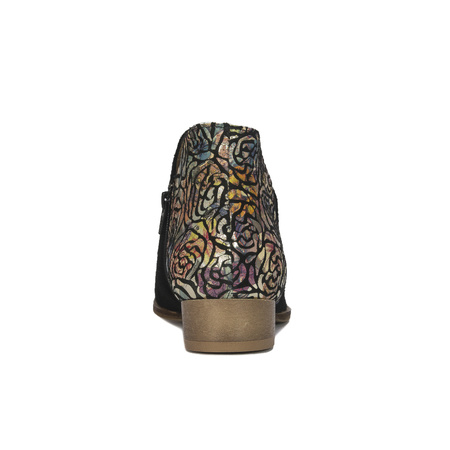 Maciejka Black + Flowers Boots 04091-58/00-5