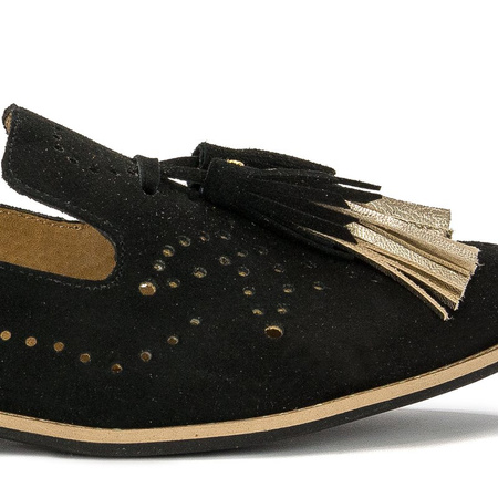 Maciejka Black Flat Shoes 04484-01/00-5
