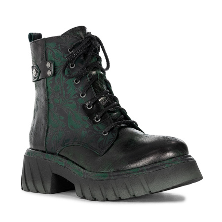 Maciejka Women's Leather Boots Green