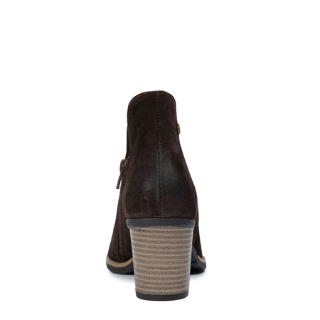 Maciejka Women's Velvet Chocolate Ankle Boots 04492-100/00-5