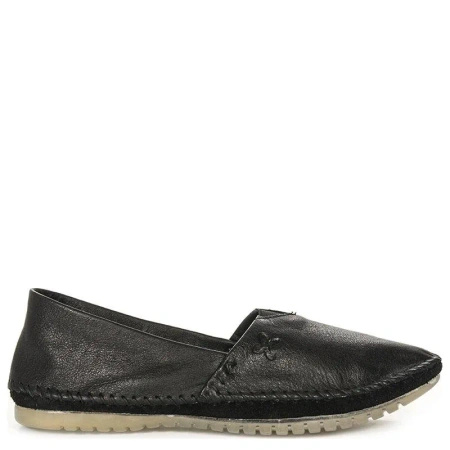Maciejka Black Flat Shoes 01930-01/00-0