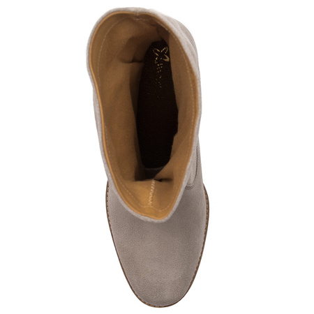 Maciejka Dark Beige Suede Boots 06005-10/00-6