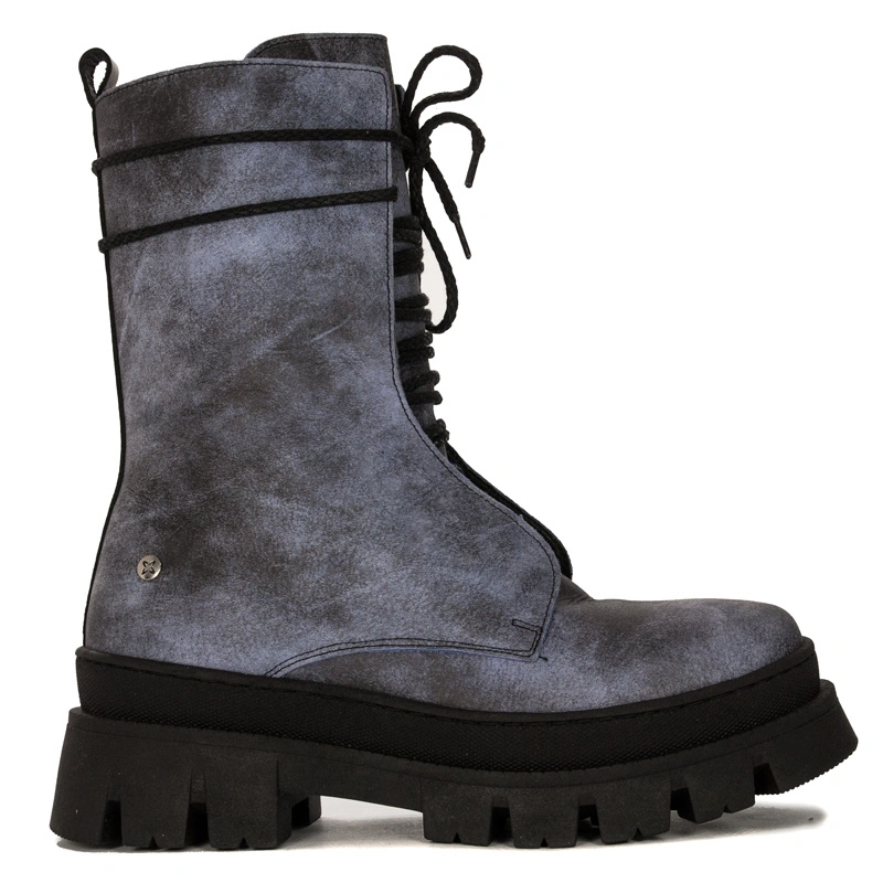 Maciejka Dark Blue & Black Boots 05693-06/00-3