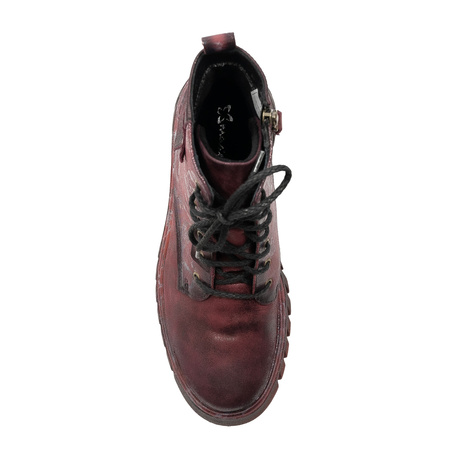 Maciejka Women's Insulated Burgundy Ankle Boots