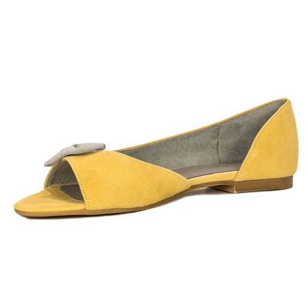 Maciejka Yellow Flat Shoes 0554A-07/00-5