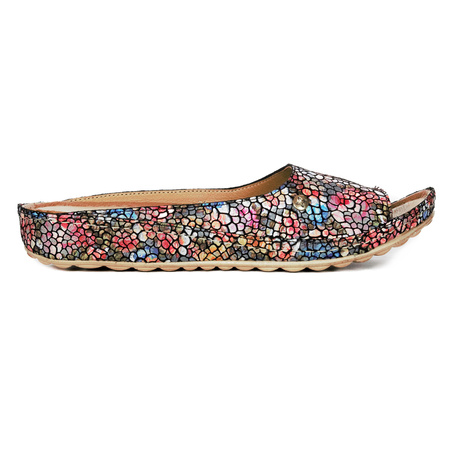 Maciejka Multicolor Women's Leather Slides