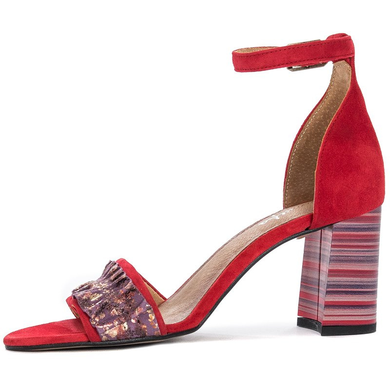 Maciejka Red Sandals 04144-08/00-5