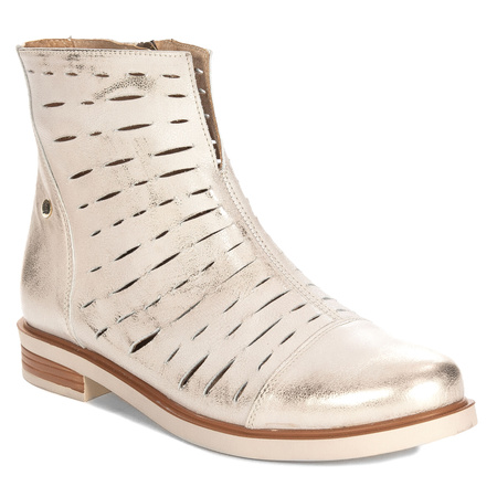Maciejka Women's Leather Boots Gold