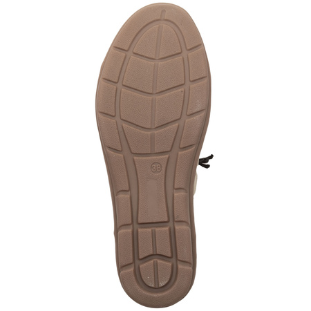 Maciejka Women's Leather Half Shoes Beige