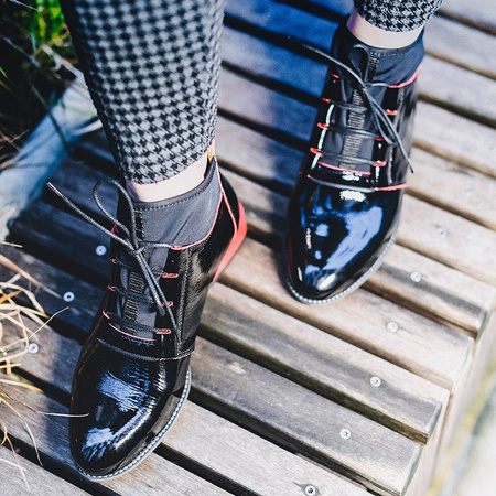 Maciejka Black Lace-up Boots 04744-16/00-5