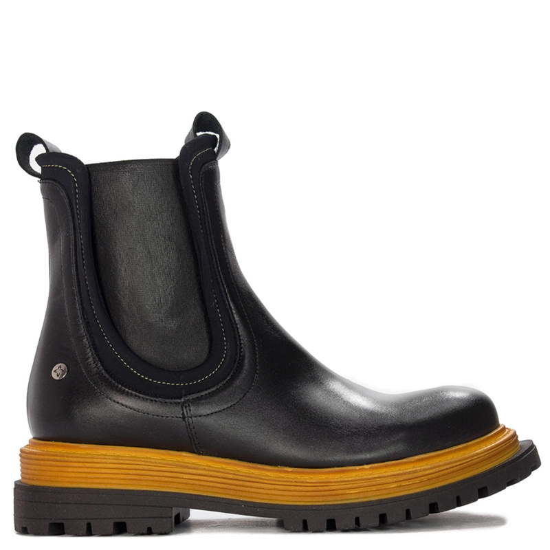Maciejka Black- Yellow Boots 06199-07/00-7