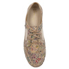 Maciejka Beige + Flowers 06347-04/00-1 wonem's Low Shoes