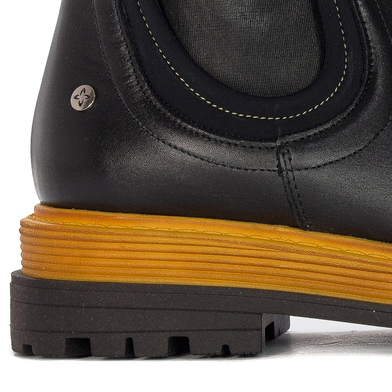 Maciejka Black- Yellow Boots 06199-07/00-7