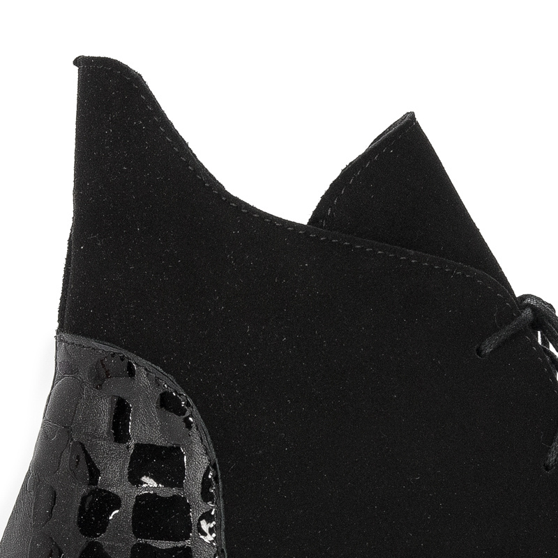 Maciejka Black Women's Lace-Up Boots 2878J-01/00-3